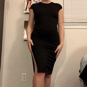Black Midi Dress